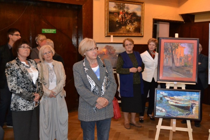 Ukraińscy artyści gościli na Kociewiu. Na obrazach pokazali piękno tego regionu. ZOBACZ ZDJĘCIA