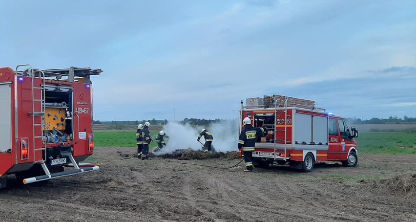 Akcja gaśnicza w okolicy Zbyszewic