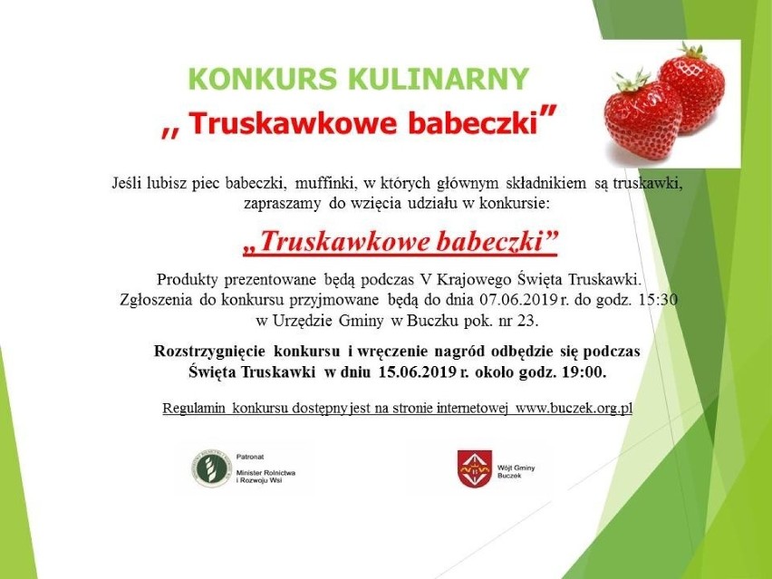 Święto Truskawki 2019 w Buczku. Organizatorzy zapraszają do zabawy i udziału w konkursach