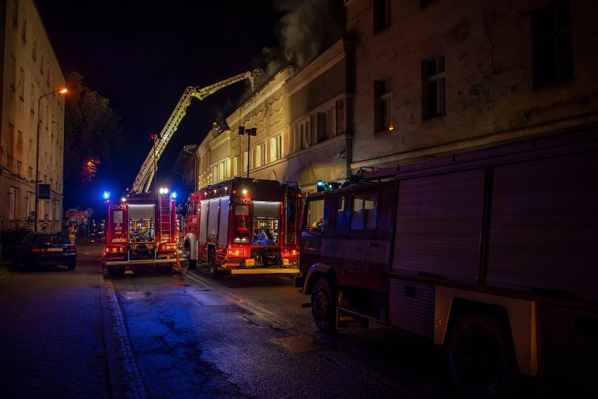 W kurorcie Lądek Zdrój w centrum miasta zapaliła się...