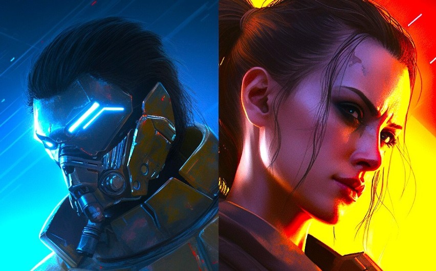 Cyberpunk 2077 i Star Wars – połączenie SI dało świetny klimat i może pomysł na nową grę. Te obrazy mówią same za siebie