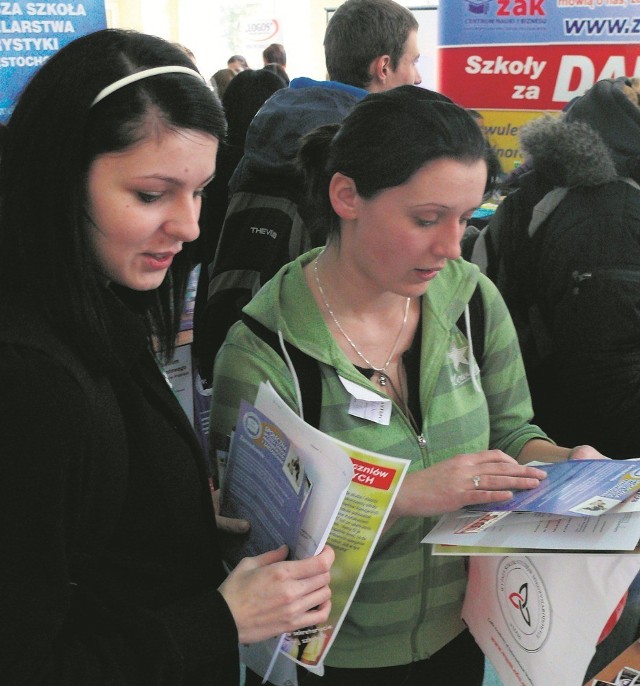 Ubiegłoroczne targi cieszyły się dużym zainteresowaniem uczniów