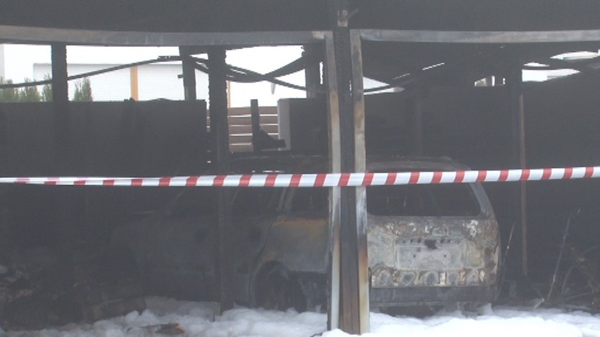 Pożar w Dąbrówce - Policja zatrzymała podpalaczy