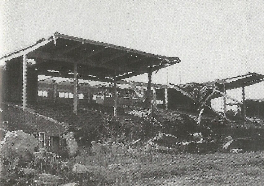 Trybuny Stadionu Olimpijskiego w 1947