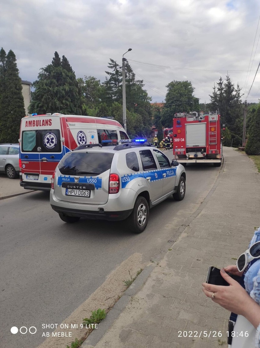 PILNE! W Prusimiu doszło do wypadku z udziałem motocykla i busa [FOTO]