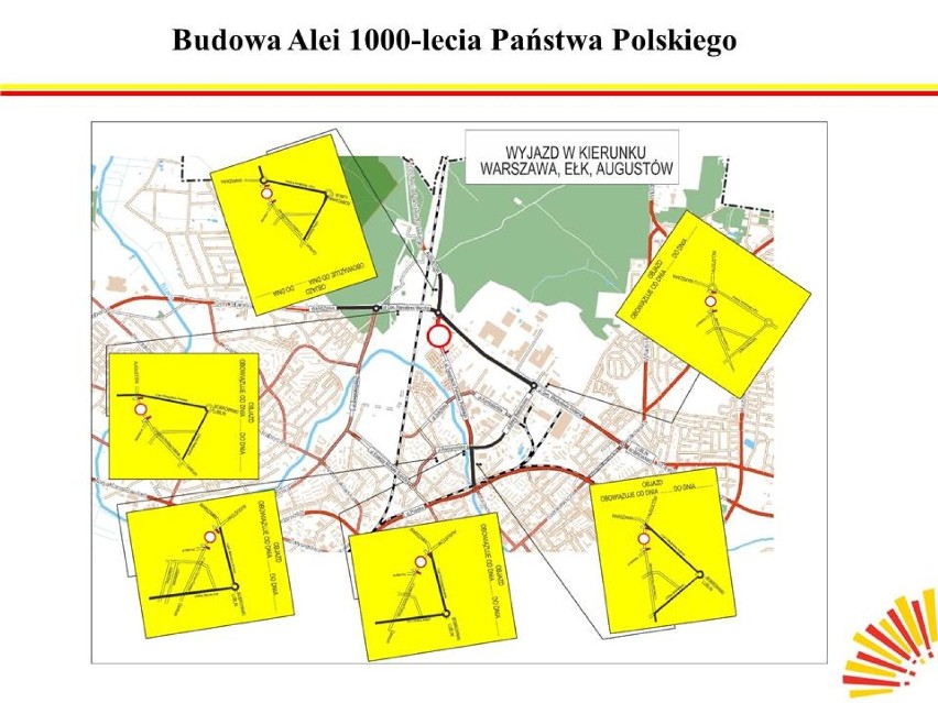  Aleja 1000-lecia Państwa Polskiego – nowa organizacja ruchu MAPY