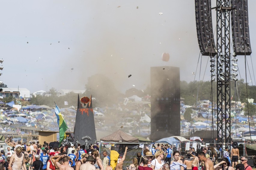 Tornado na Pol'and'Rock Festival 2018. Uważajcie na "trąby...