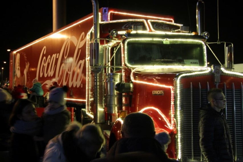 Ciężarówka Coca-Coli w Tczewie