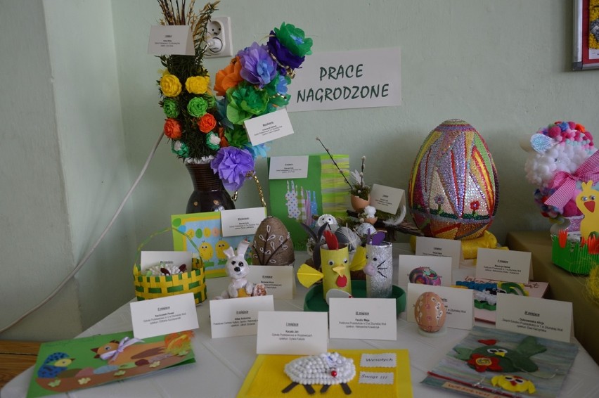 Wielkanocne ozdoby wykonane przez dzieci zostały nagrodzone [zdjęcia]
