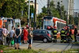 Wypadek tramwaju w Częstochowie. TWIST uszkodzony [ZDJĘCIA]