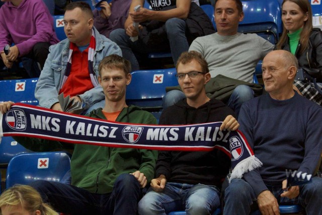 Kibice siatkarek Energa MKS Kalisz podczas meczu z #VolleyWrocław