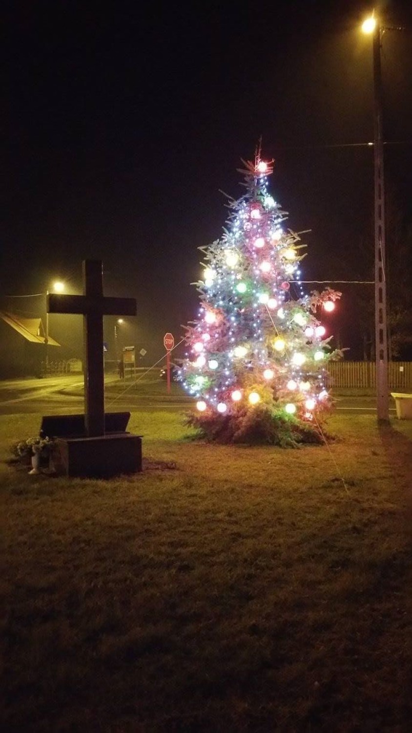 Łobodno też ma swoją choinkę. A jak jest w Białej i Kamyku? [FOTO]