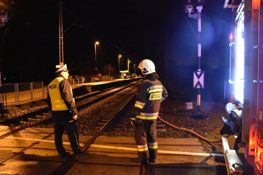 Tragedia na stacji kolejowej w Sątopach. Nie żyje mężczyzna