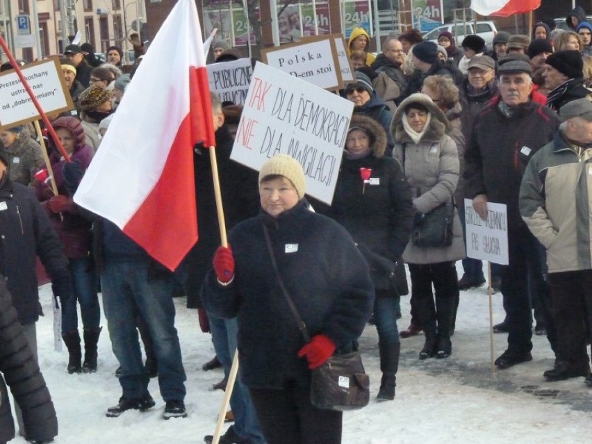 W sobotę w Koszalinie ponownie odbyła się manifestacja...