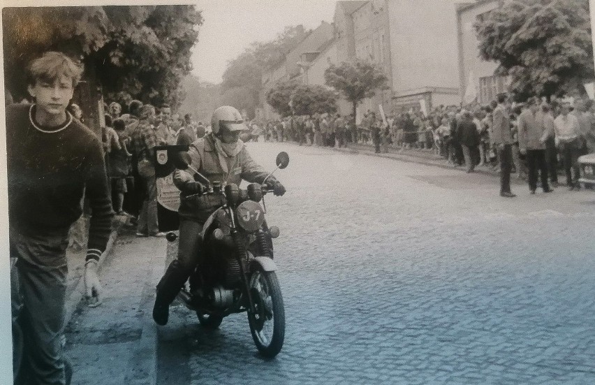 W 1986 roku trasa Wyścigu Pokoju wiodła przez Szamotuły - na...