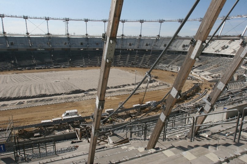 Stadion Śląski: Co nowego na budowie? [ZDJĘCIA + WIDEO]