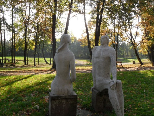 Bytom Łagiewniki: Park Amendy - jesień 2014