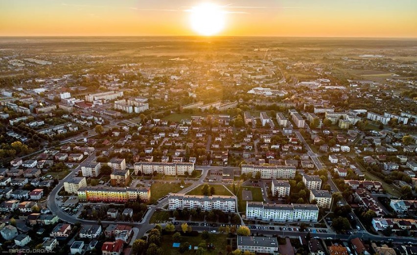 Miasto z drona. Zduńska Wola i okolice