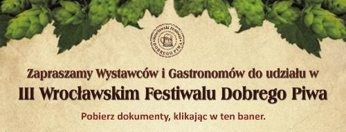 III Wrocławski Festiwal Dobrego Piwa (PROGRAM)

Więcej...