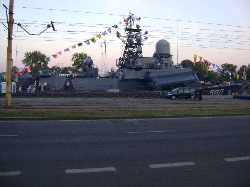 Widok jednostki o nr. bocznym 560.Fot. T. Śledziewski