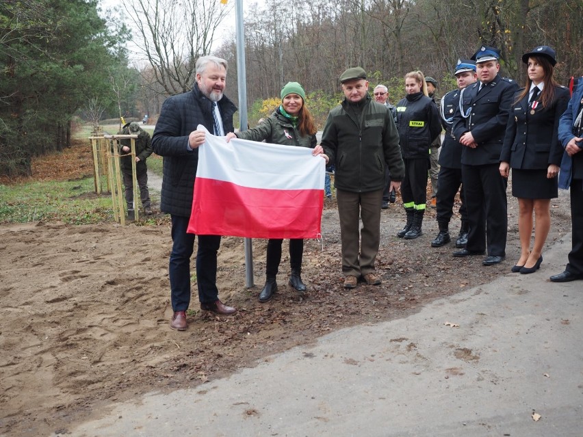 Święto Niepodległości w Ryjewie. W leśnictwie Lisewo posadzono 100-drzew na 100-lecie polskiej niepodległości