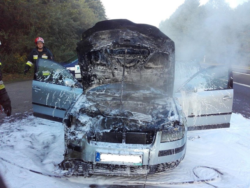Nowy Tomyśl: Pożar samochodu