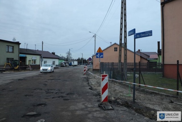 Remont na ul. Dąbskiej ruszył na początku lutego
