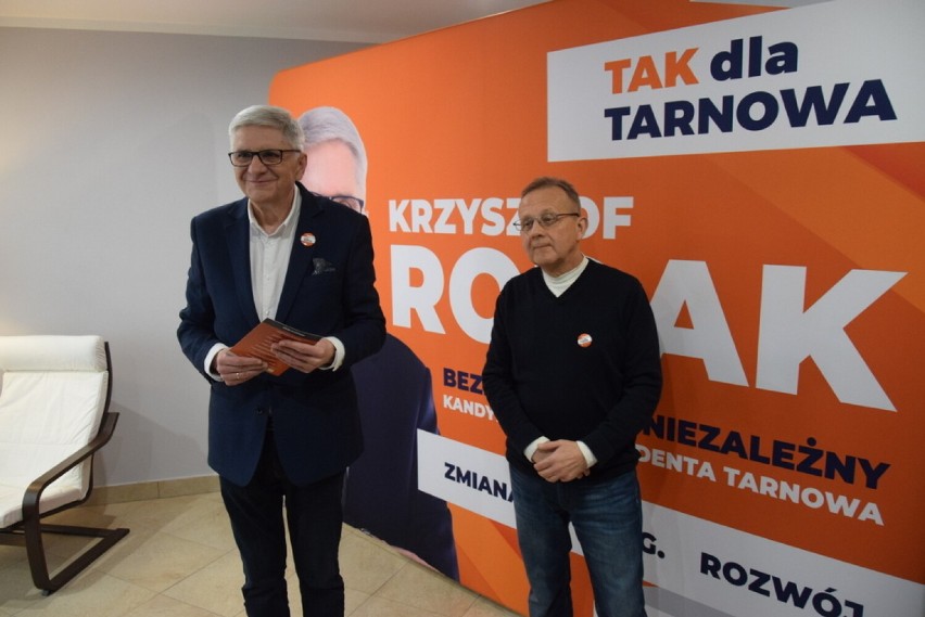 Krzysztof Rodak (z lewej) i KWW TAK dla Tarnowa uruchomili...