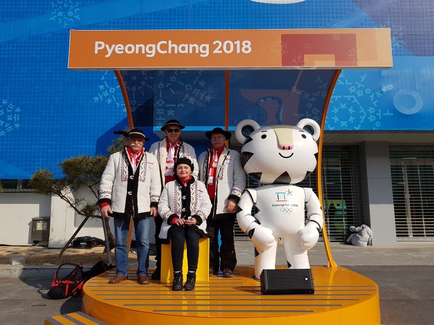 Górale z Beskidu Wyspowego kibicują Polakom na Olimpiadzie w Korei