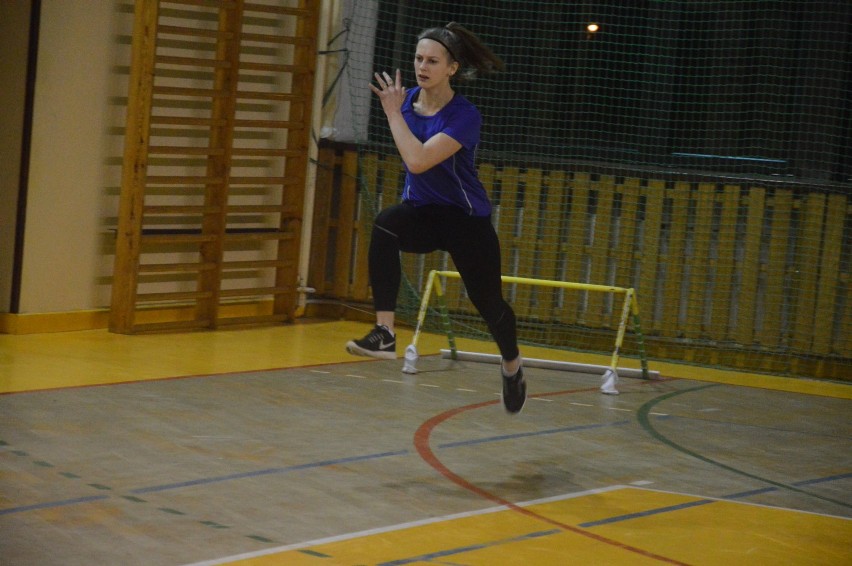 W rywalizacji na 60 metrów wzięła udział Justyna Woźnicka,...