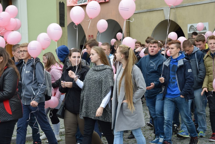 Marsz Różowej Wstążki w Tarnowskich Górach