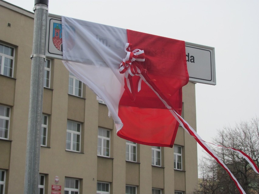 Gustaw Arnold Fibiger patronem skweru przy ulicy Legionów w Kaliszu. ZDJĘCIA