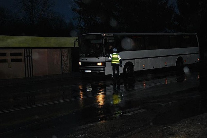 Działania "Trzeźwy autobus" w Bieszczadach