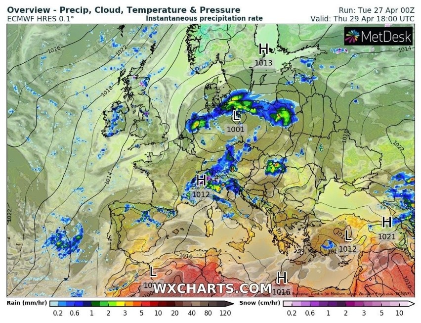 Napłyną masy cieplejszego powietrza. Temperatura ma sięgnąć...