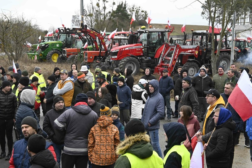 Protest rolników w Świeciu. Zobaczcie zdjęcia i wideo