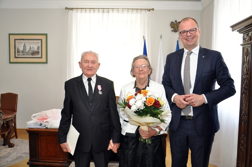 Złote gody trzech par małżeńskich z Przemyśla.