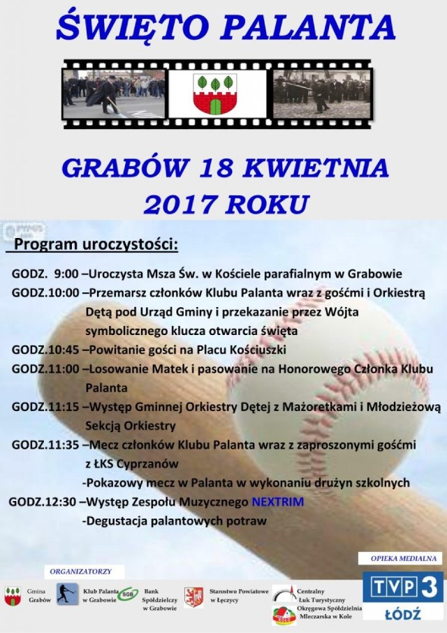 Grabów zaprasza na Święto Palanta