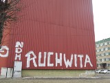 Ruda Śląska: napisy na budynkach mniej lub bardziej wulgarne. Zgłaszajcie kolejne! [ZDJĘCIA]