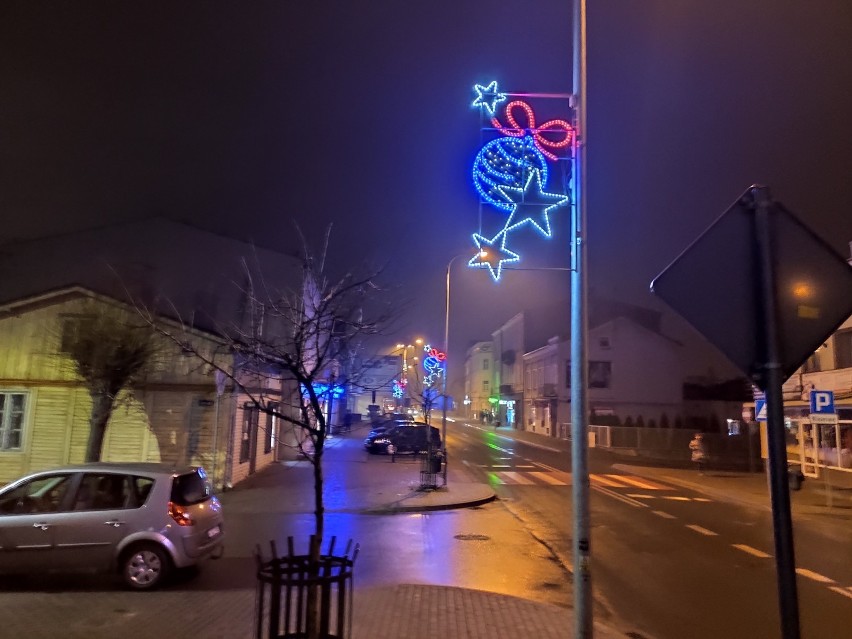 Świąteczne ozdoby i iluminacje w Aleksandrowie Kujawskim