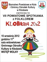 VII Powiatowe Spotkania z Folklorem Kłodawa 2012