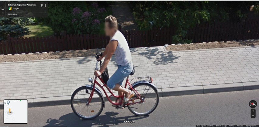 W gminie Bobrowo najwięcej zdjęć kamera Google Street View...