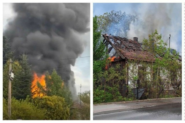 Pożar w Nowym Sączu