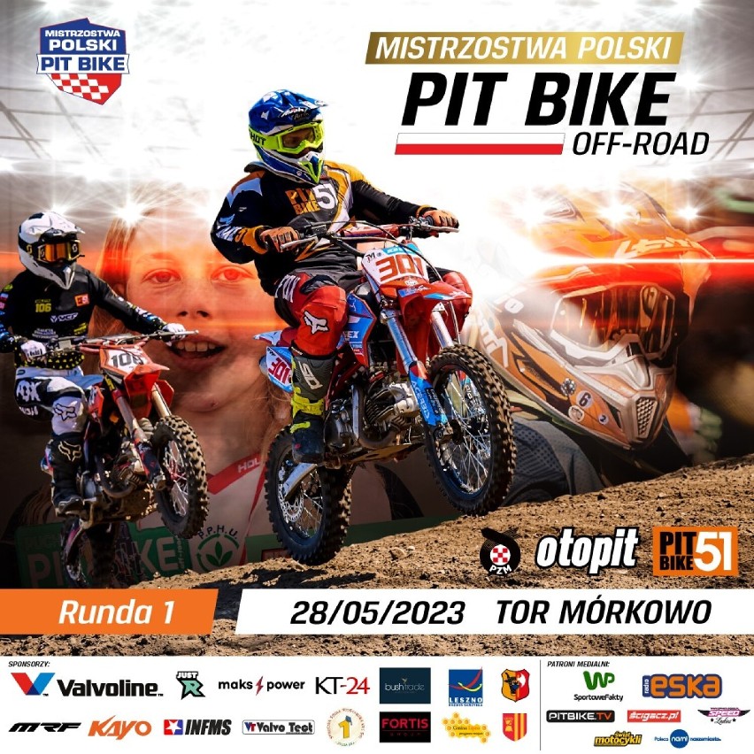 Mistrzostwa Polski Pit Bike odbędą się w Mórkowie koło Leszna