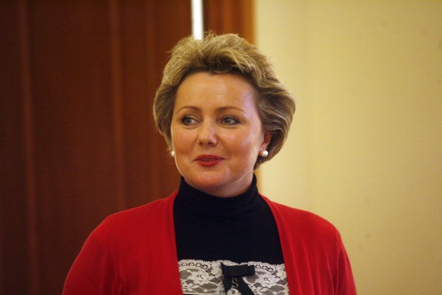 Bożena Kowalczykowska, dyrektor I LO im. B. Krzywoustego w Głogowie.