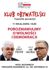 Klub Obywatelski w Tomaszowie Maz. zaprasza na rozmowy o wolności i demokracji