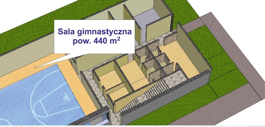 Zbudują nową salę gimnastyczną w Zespole Szkolno-Przedszkolnym Łobzowie