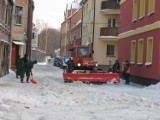 Walka z ostrą zimą w Sławnie