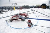 Globus Ski w Lublinie: Wyciąg narciarski nie działa, na stoku trwa wymiana liny nośnej