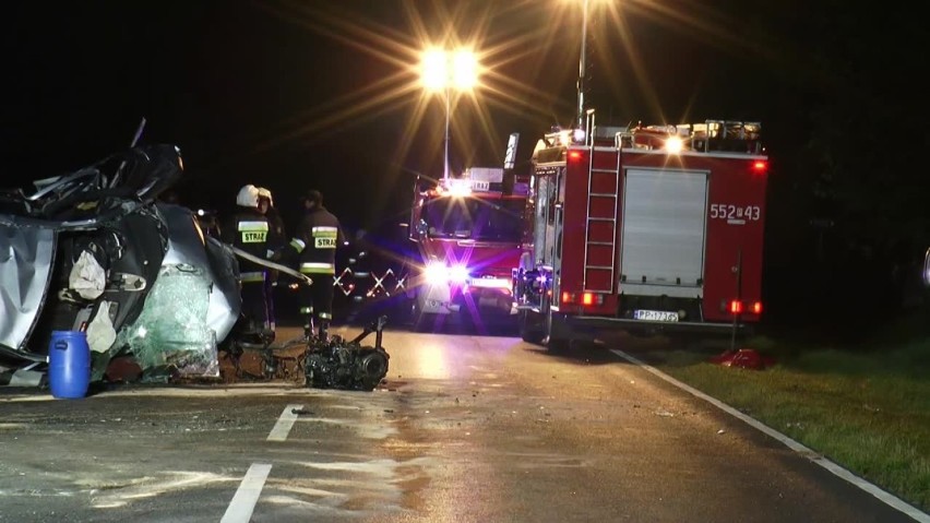 Wypadek w Śmiłowie pod Piłą: Cztery osoby zginęły