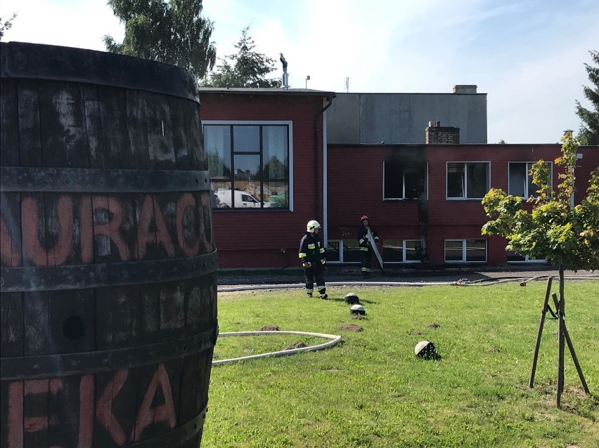 Pożar w restauracji Beka w Pucku 29.07.2019